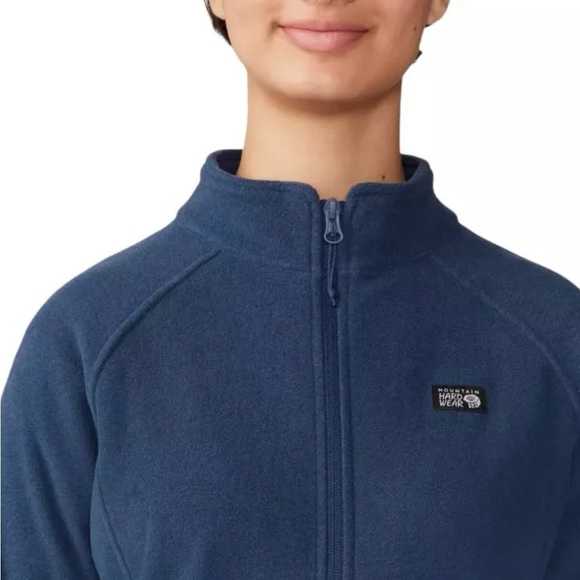 Mountain Hardwear Women's Large Navy Blue Microchill Full Zip Jacket NWT - Picture 10 of 11